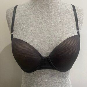 Natori 732127 Contour Underwire Bra Sz 34D Black
